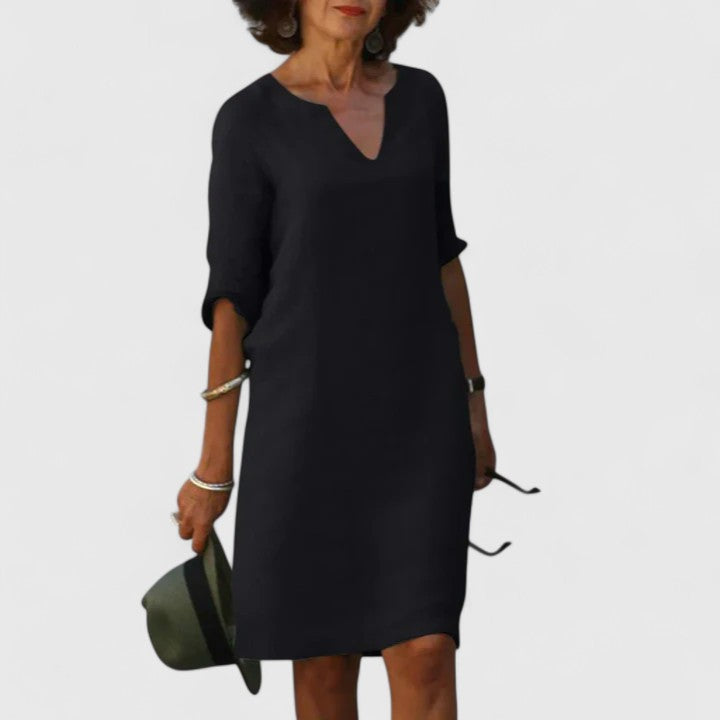 Taylor | Comfortabele V-hals jurk