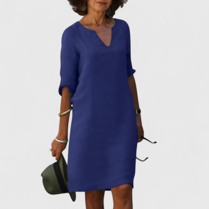 Taylor | Comfortabele V-hals jurk