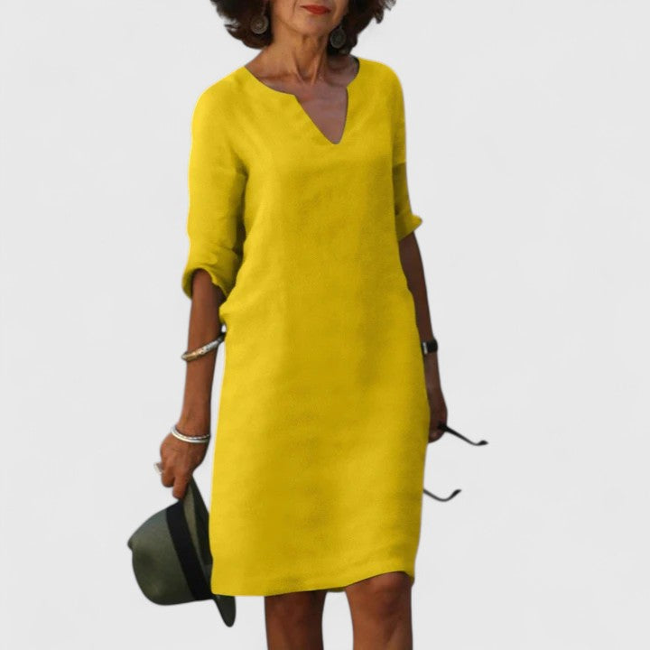 Taylor | Comfortabele V-hals jurk