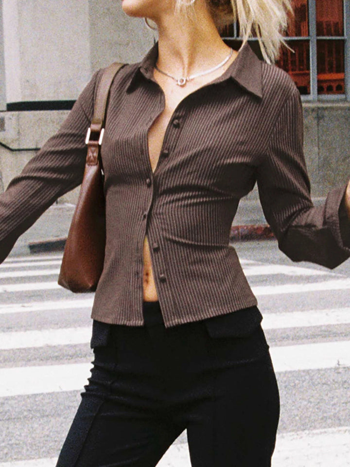 Rachel™ | Stijlvolle button-up top