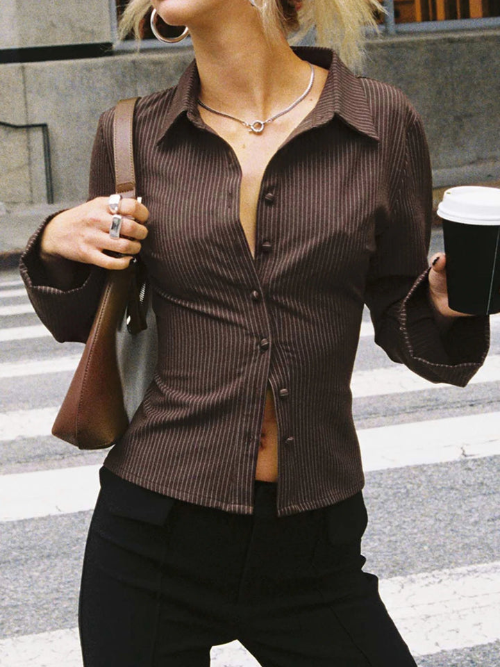 Rachel™ | Stijlvolle button-up top