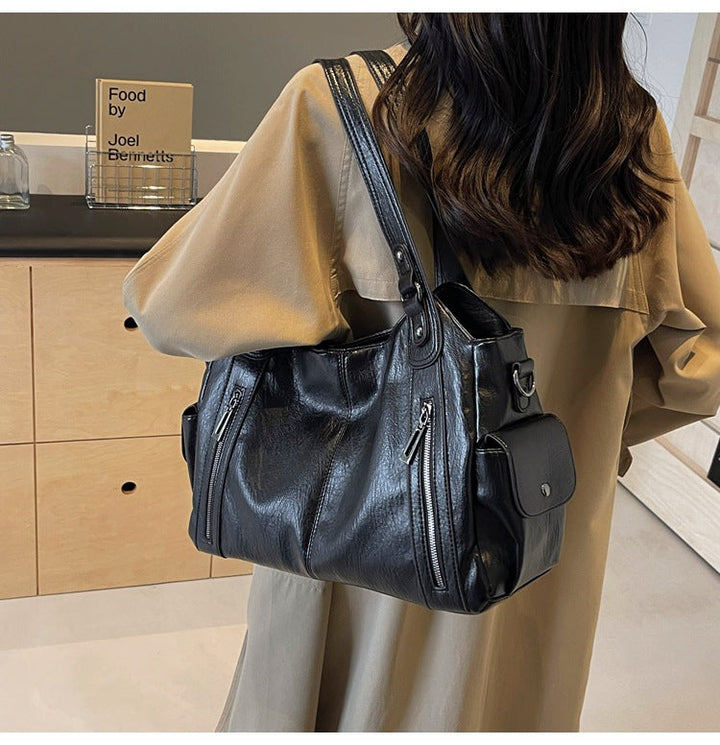 Rae™ | Klassieke leather handtas