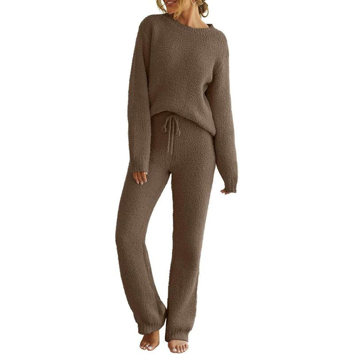 Angel™ | Dames cozy pajama set fuzzy fleece 2-piece lounge trui for winter