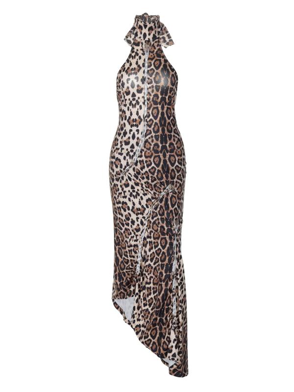 Elizabeth™ | Sexy backless leopard bodycon jurk for parties