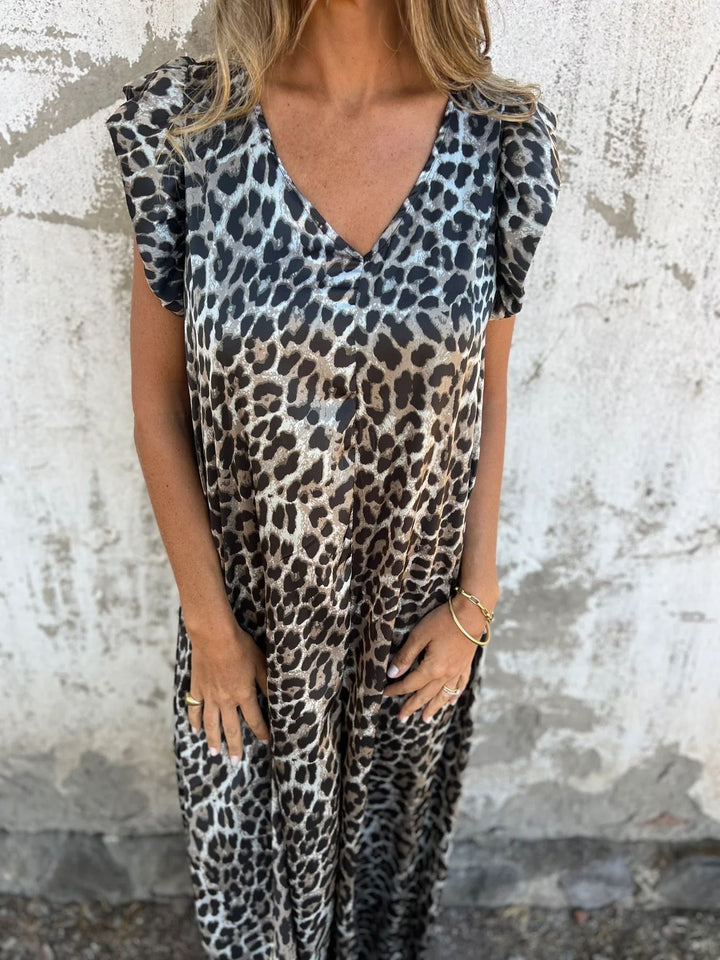 Cassandra™ | Trendy V-hals jumpsuit