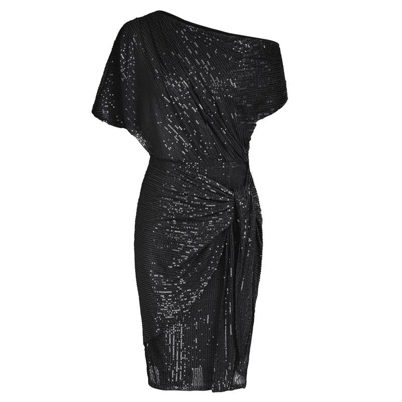 Aurelia™ | Elegante sequined off-shoulder bodycon party jurk