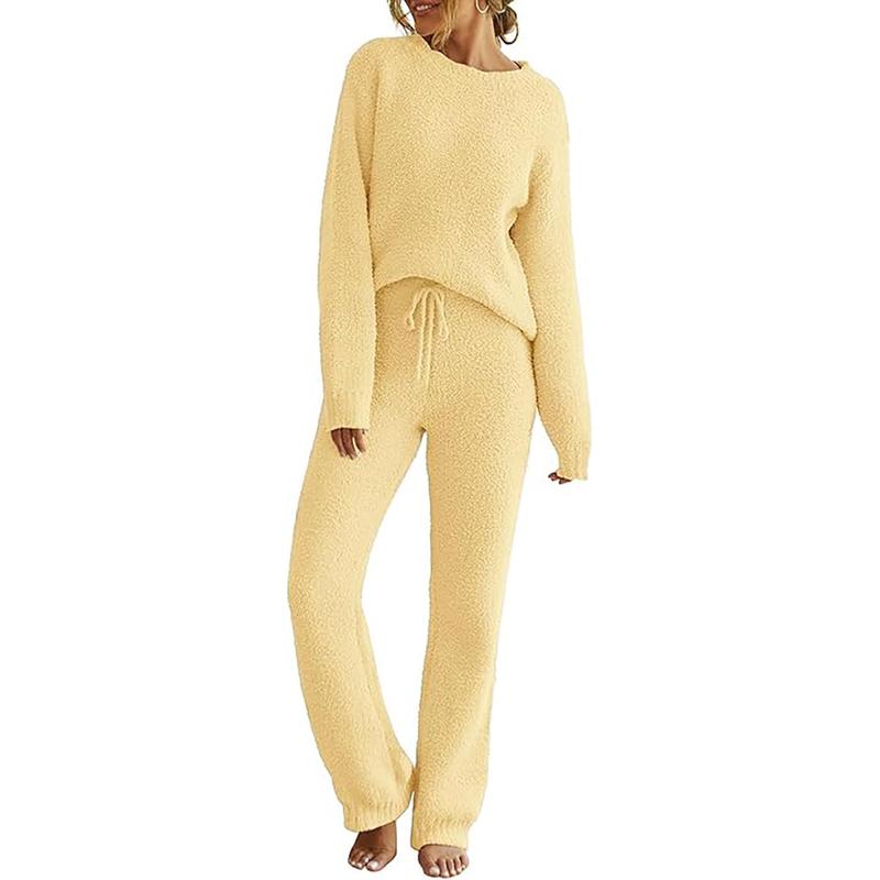 Angel™ | Dames cozy pajama set fuzzy fleece 2-piece lounge trui for winter