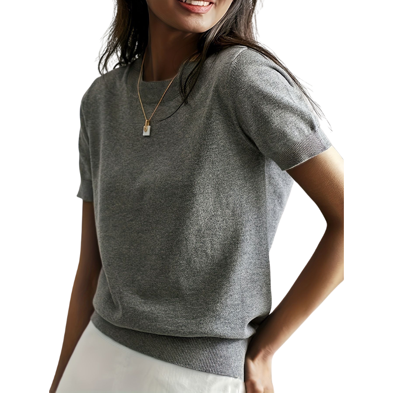 Jenny™ | Klassieke ronde hals casual top