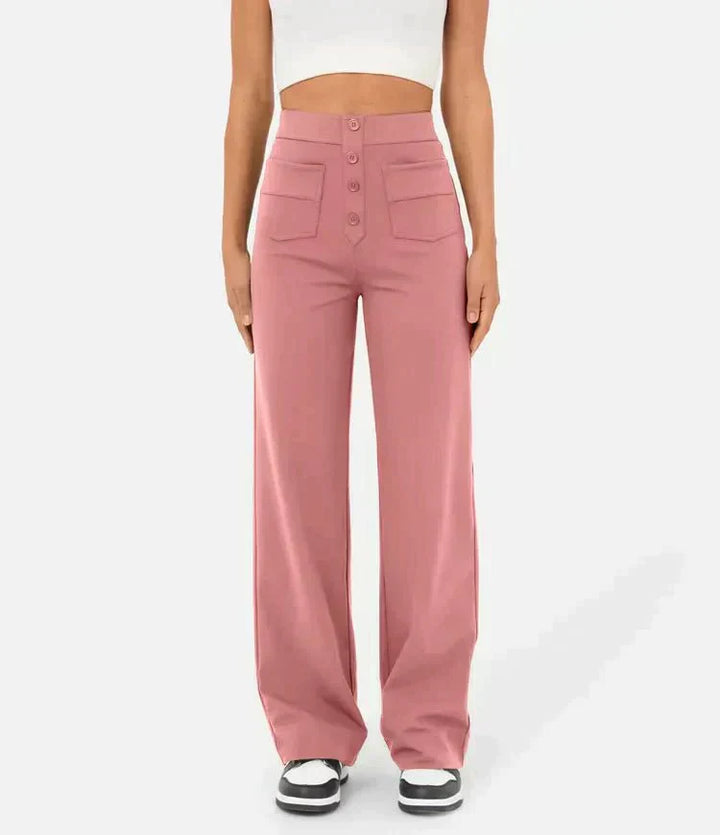 Aria™ | High-waisted elastic broek