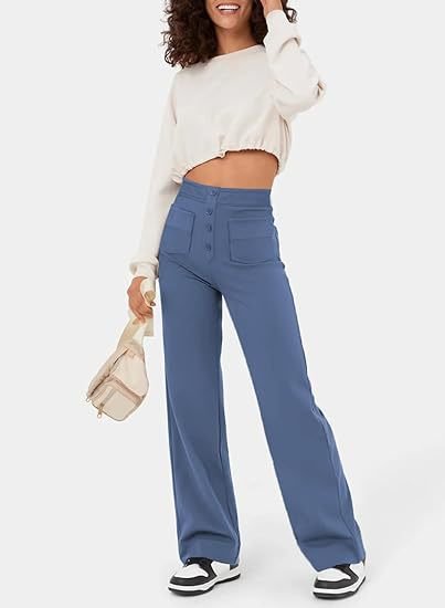 Aria™ | High-waisted elastic broek