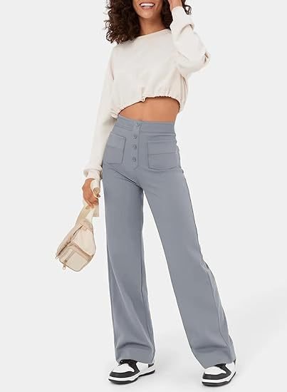 Aria™ | High-waisted elastic broek