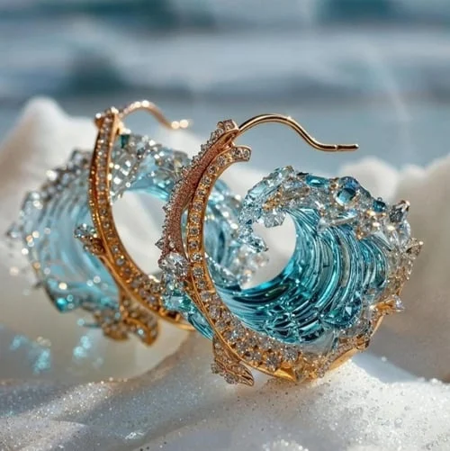Beatrice™ | Ocean's oath earrings