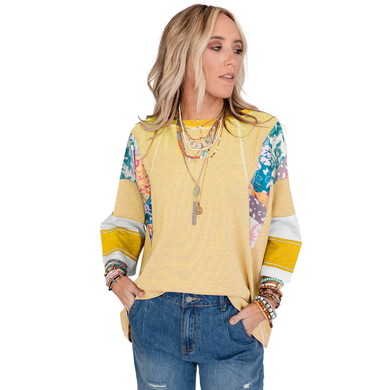 Bailey™ | Lichte patchwork batwing top