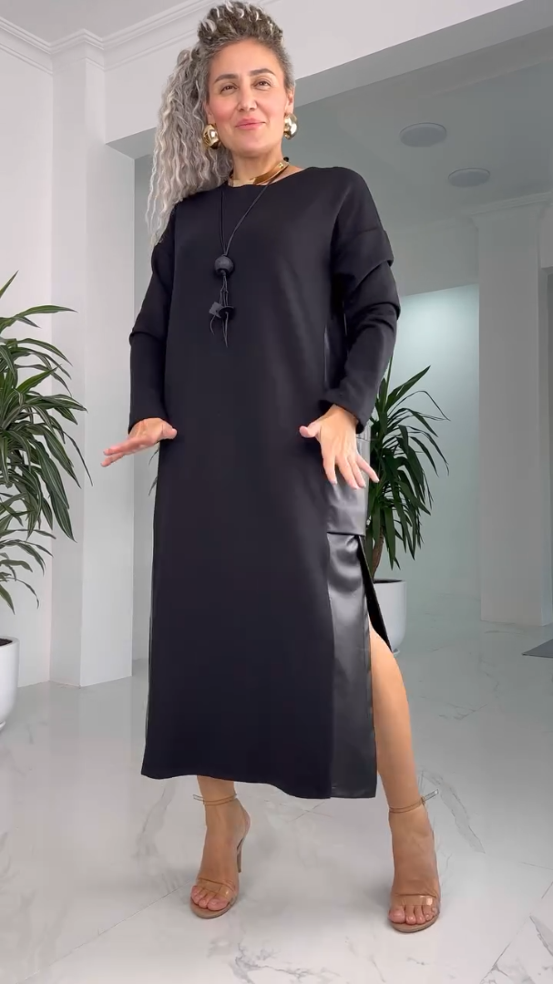 Marilyn™ | Klassieke minimalist midi jurk