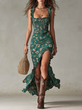 Mika | Boho retro maxi jurk