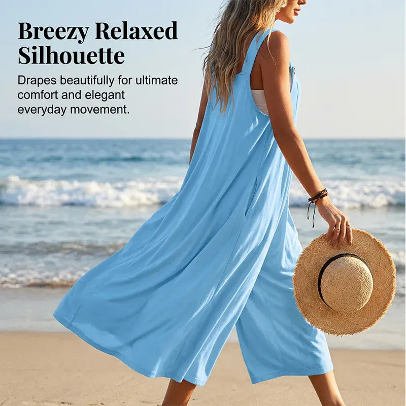 Rochelle | Wide-leg pocket jumpsuit