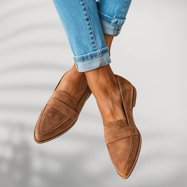 Rosie | Leather orthopedische loafers | premium edition