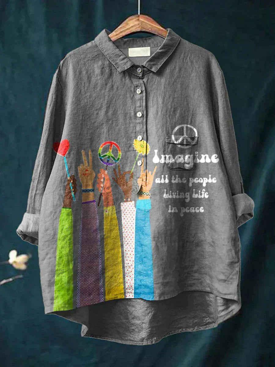 Claudine™ | Serene art shirt