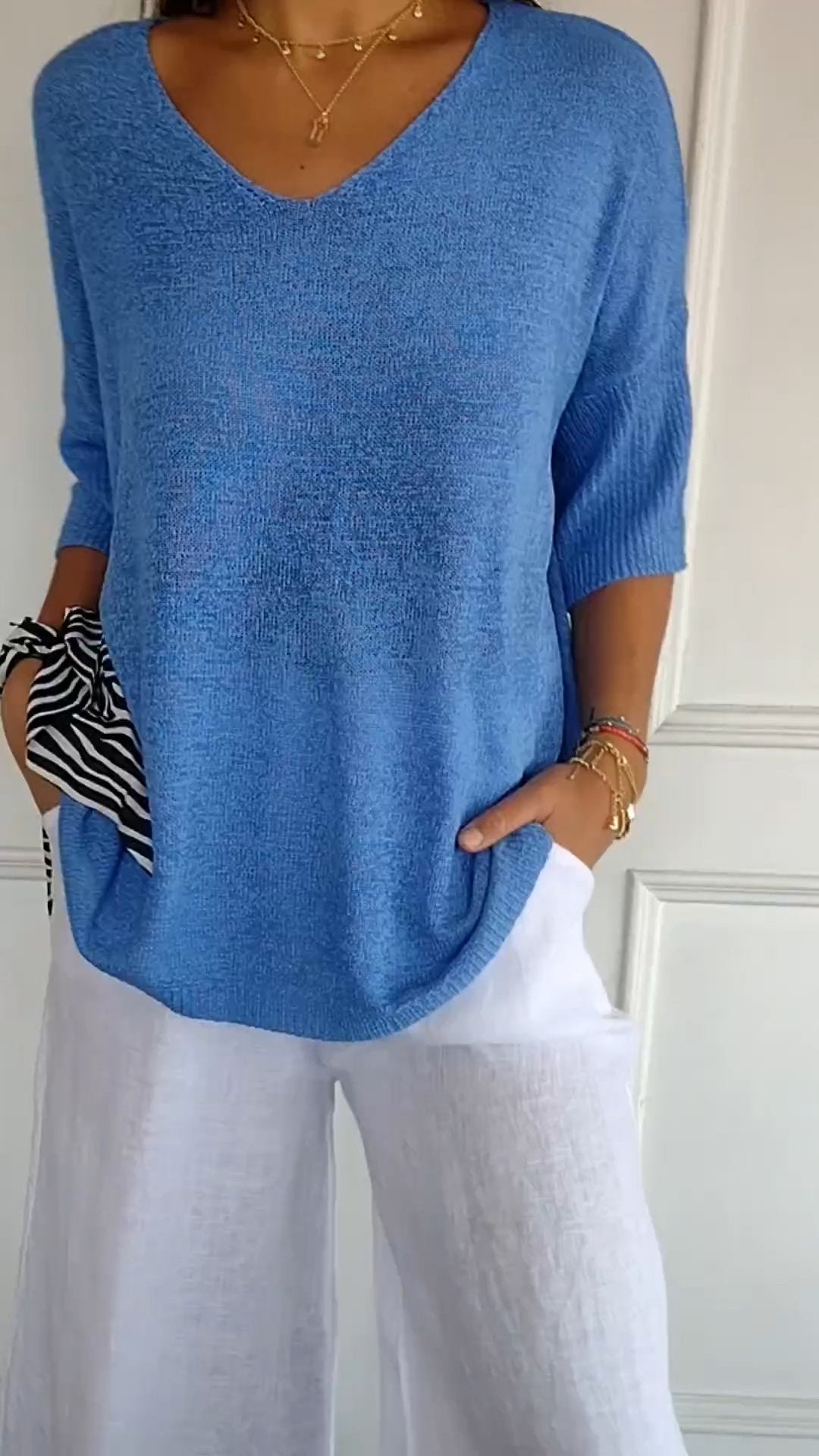 Lauren™ | Casual top met V-hals