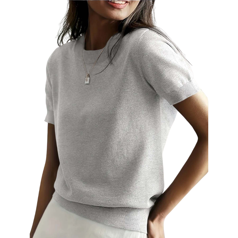 Jenny™ | Klassieke ronde hals casual top