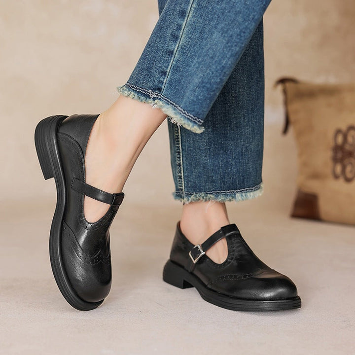 Mattea | Elegante mary janes made of leather