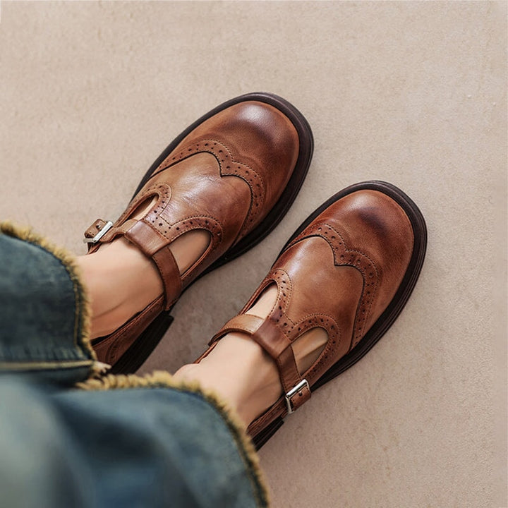 Mattea | Elegante mary janes made of leather