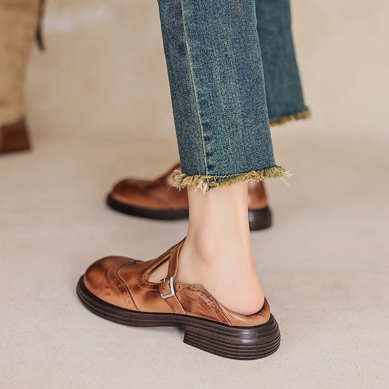 Mattea | Elegante mary janes made of leather