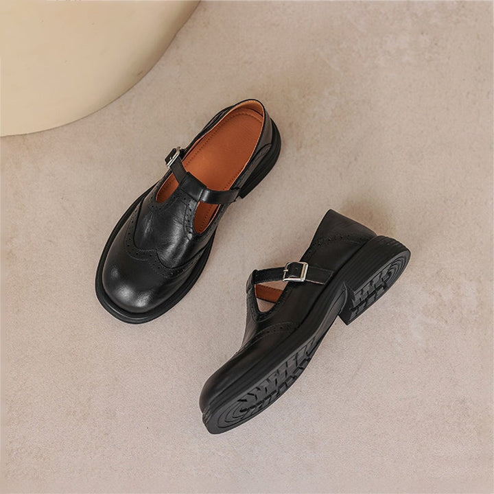 Mattea | Elegante mary janes made of leather