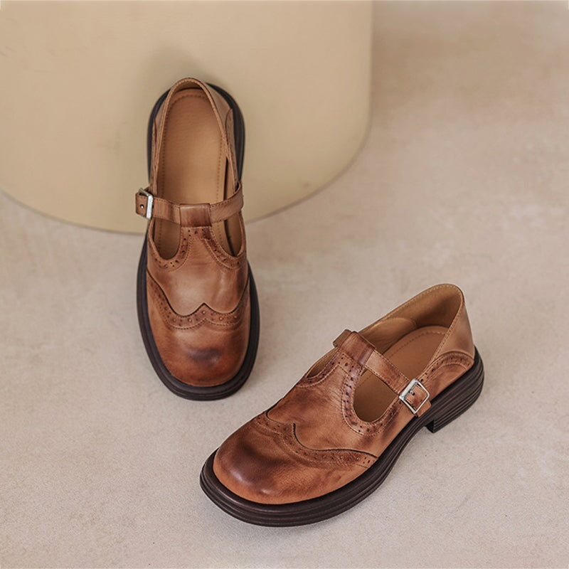 Mattea | Elegante mary janes made of leather