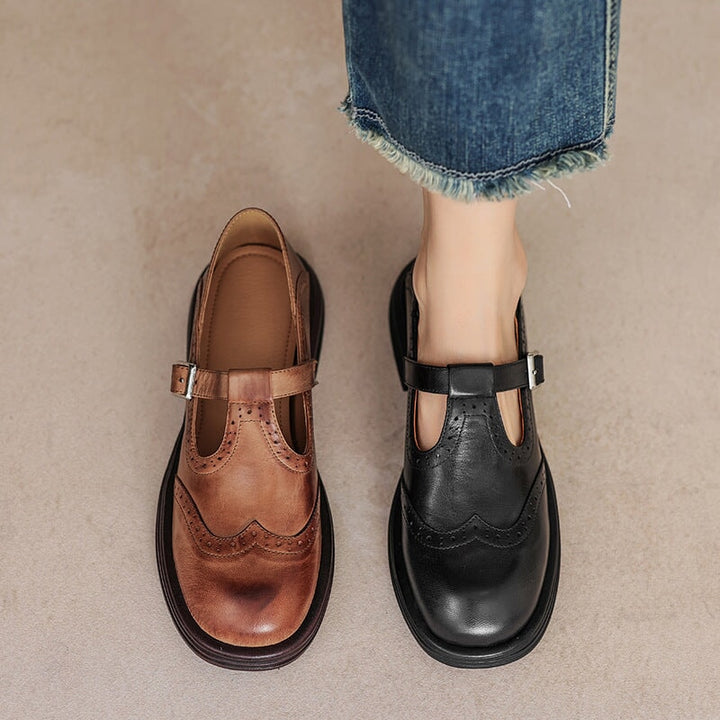 Mattea | Elegante mary janes made of leather