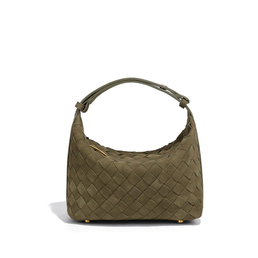 Lisanne™ | Matte woven structured handtas