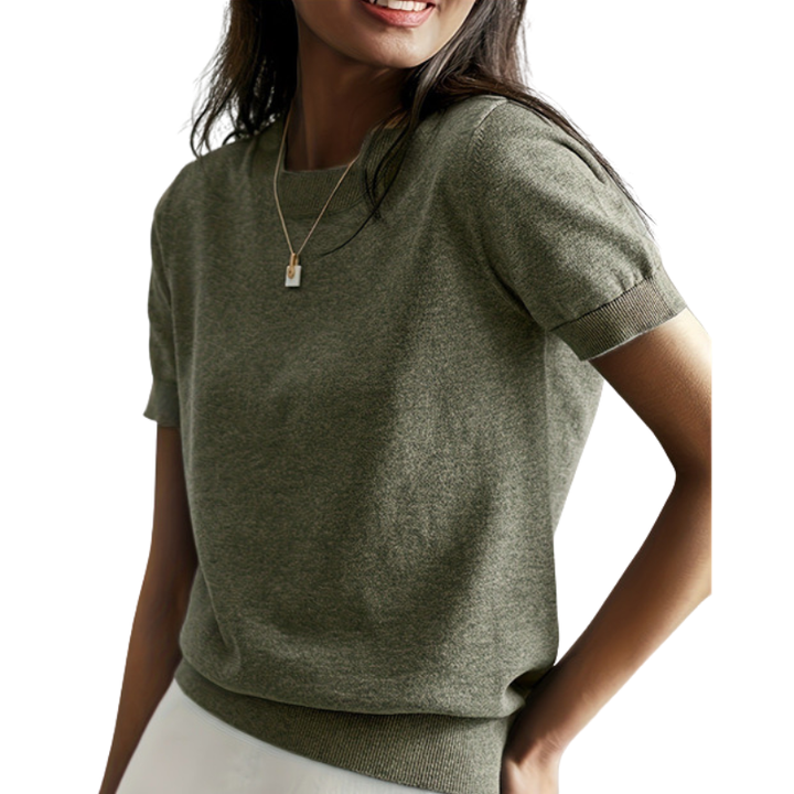 Jenny™ | Klassieke ronde hals casual top