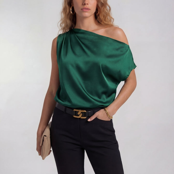 Camilla™ | Chique casual one shoulder blouse