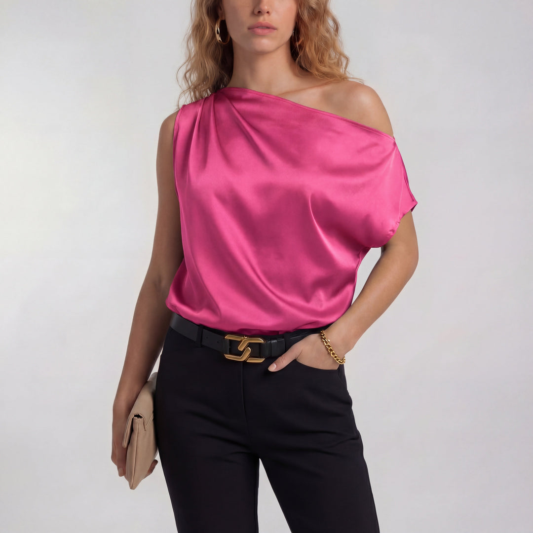 Camilla™ | Chique casual one shoulder blouse