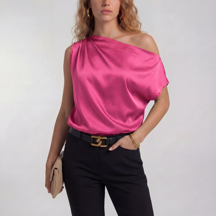 Camilla™ | Chique casual one shoulder blouse
