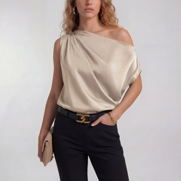 Camilla™ | Chique casual one shoulder blouse