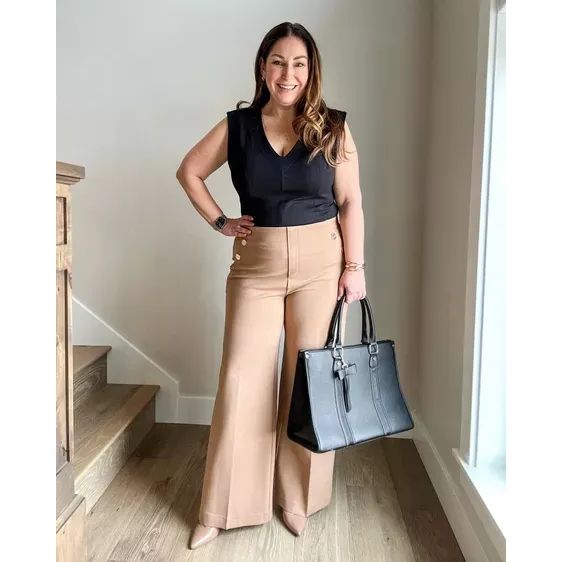 Chloe™ | High-waist sailor broek