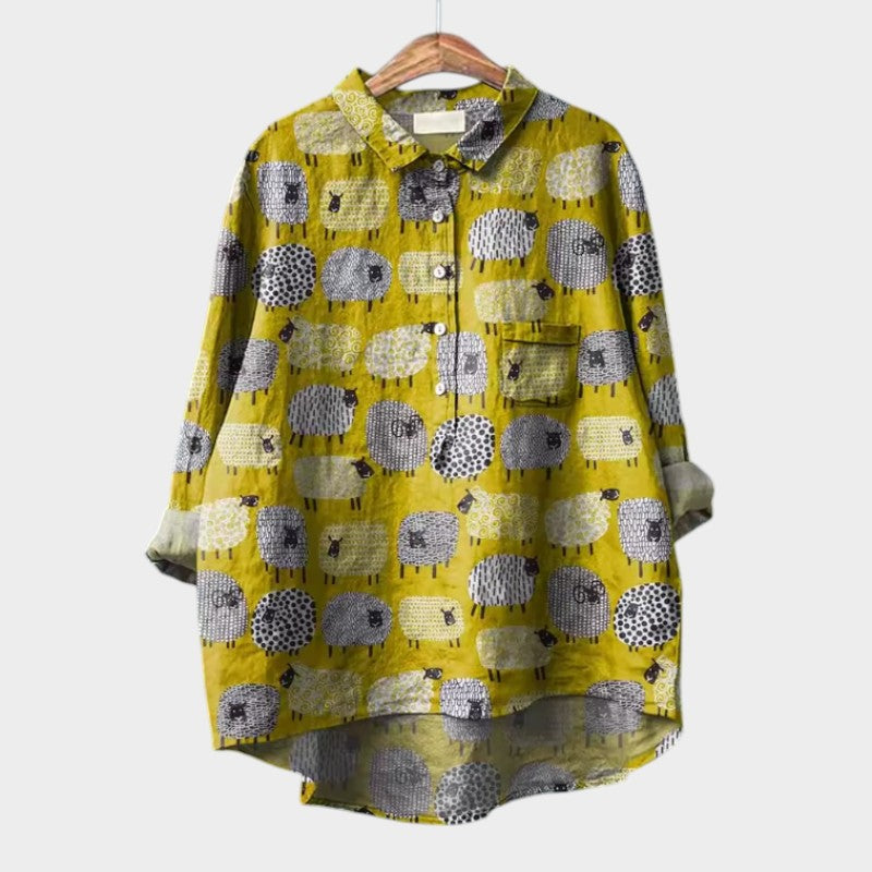 Tallie™ | Relaxte met print blouse