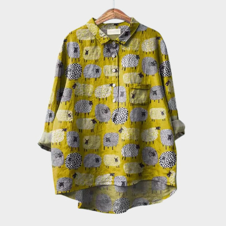 Tallie™ | Relaxte met print blouse