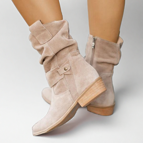 Maryam | Leather-style laarzen