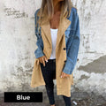 Elora™ | Two-tone denim trench