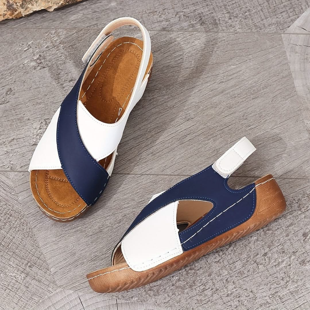 Elina | Comfort sandalen met sleehak