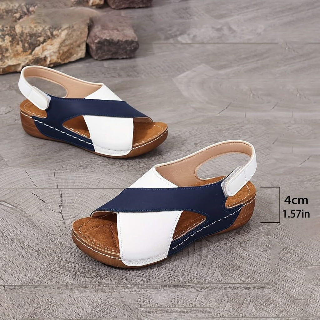 Elina | Comfort sandalen met sleehak
