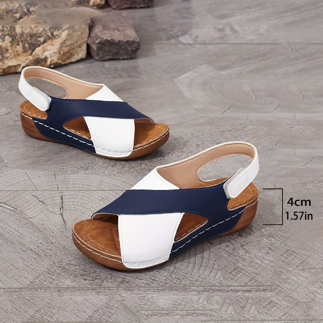 Elina | Comfort sandalen met sleehak