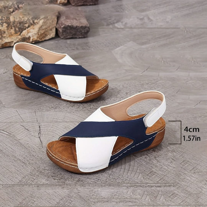 Elina | Comfort sandalen met sleehak