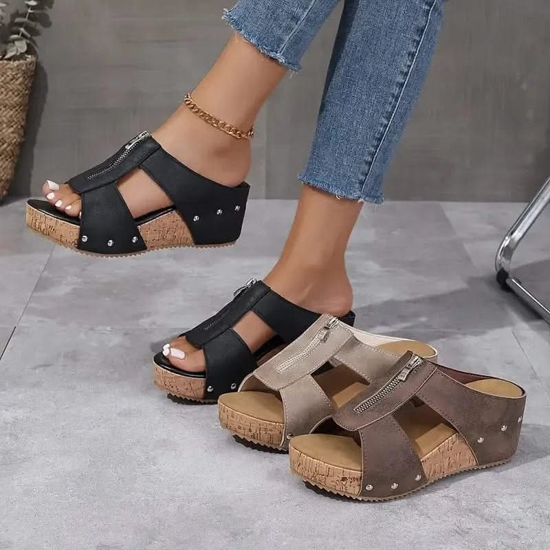 Aria | Orthopedische sandalen met rits