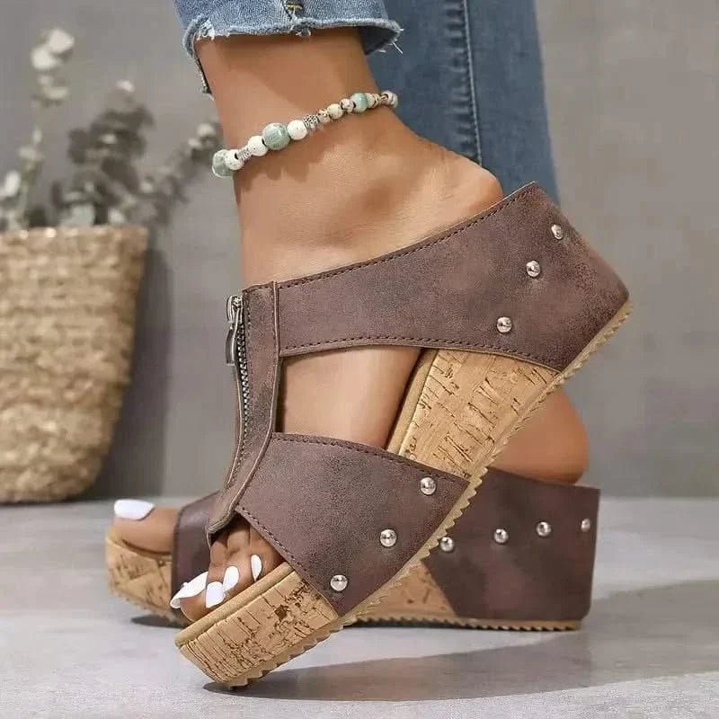 Aria | Orthopedische sandalen met rits