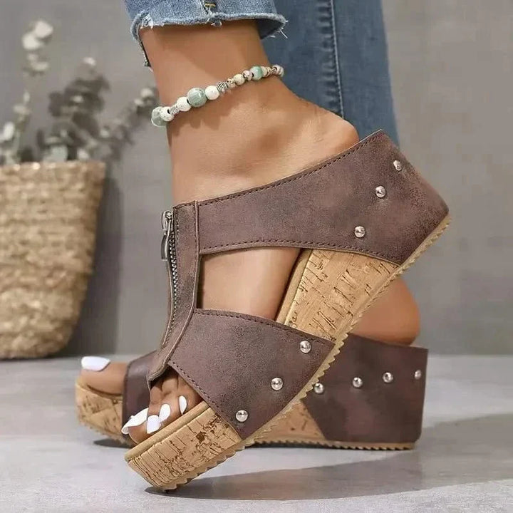 Aria | Orthopedische sandalen met rits