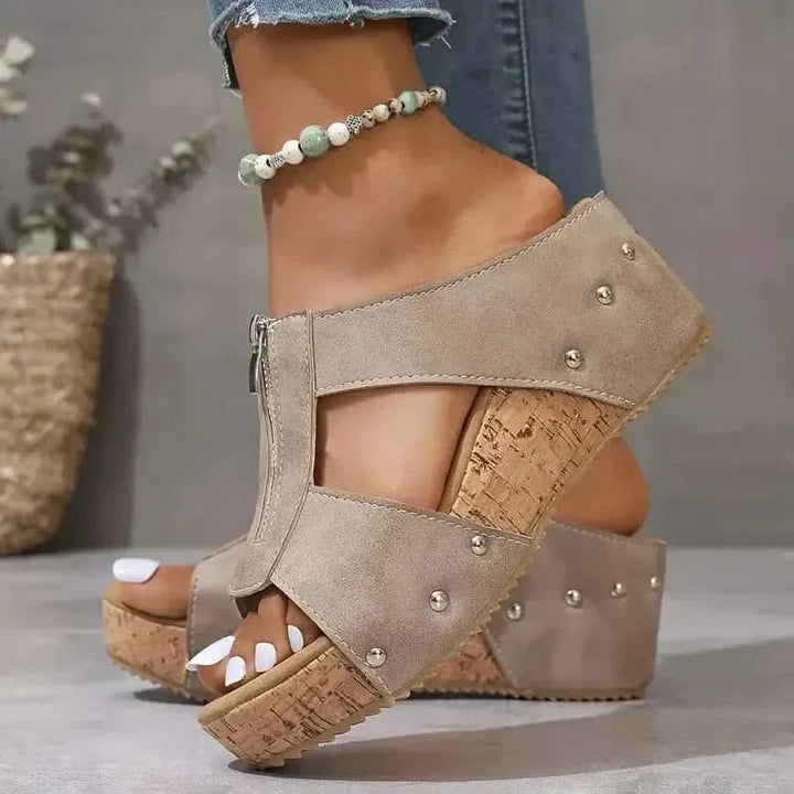 Aria | Orthopedische sandalen met rits