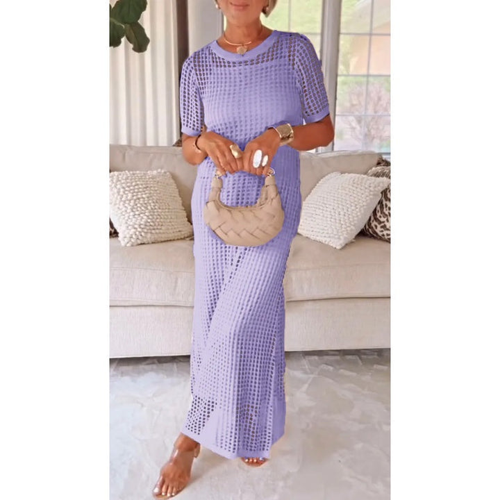 Bethany™ cut-out long maxi jurk + free inner jurk
